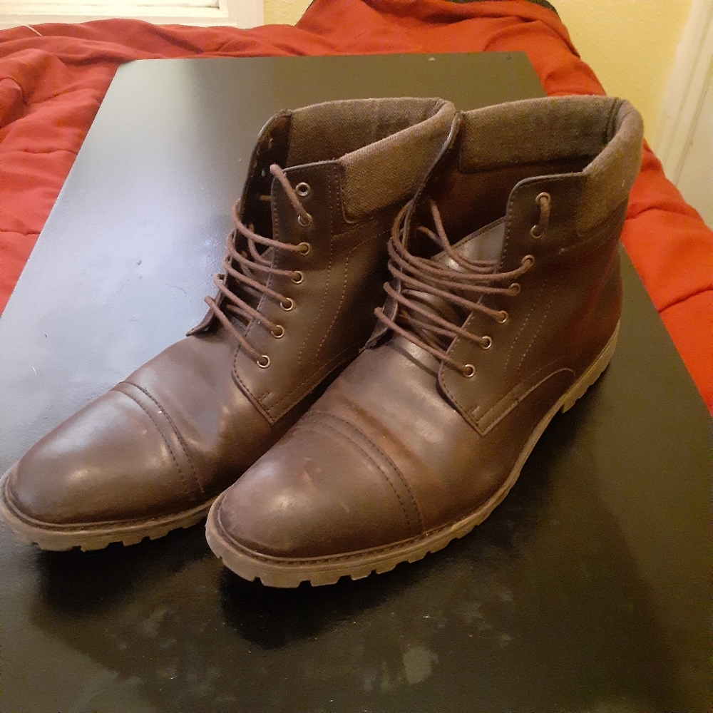 Perry Ellis Brown Casual Chucka Boots (Style Owen) - Picture 3 of 6